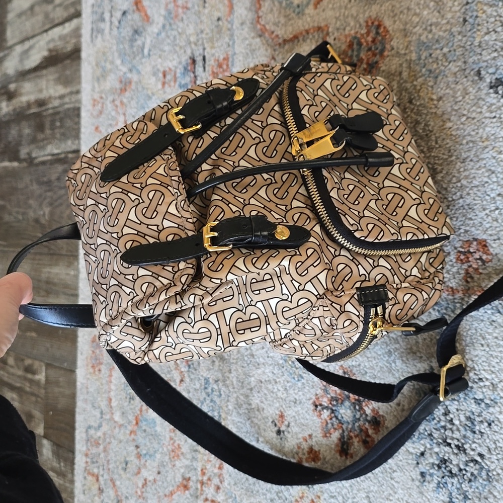 Euc Burberry Monogram Nylon Backpack! - image 3